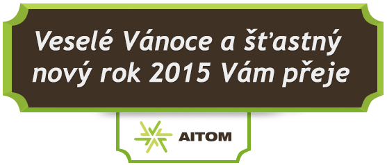 Veselé vánoce a šťastný nový rok vám přeje AITOM.